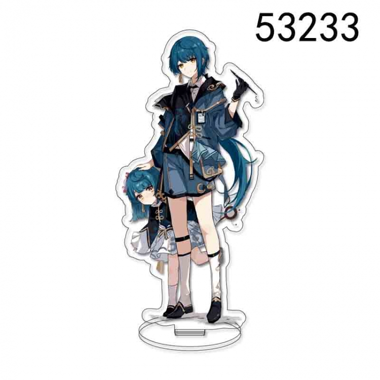 Genshin Impact Anime characters acrylic Standing Plates Keychain 15CM