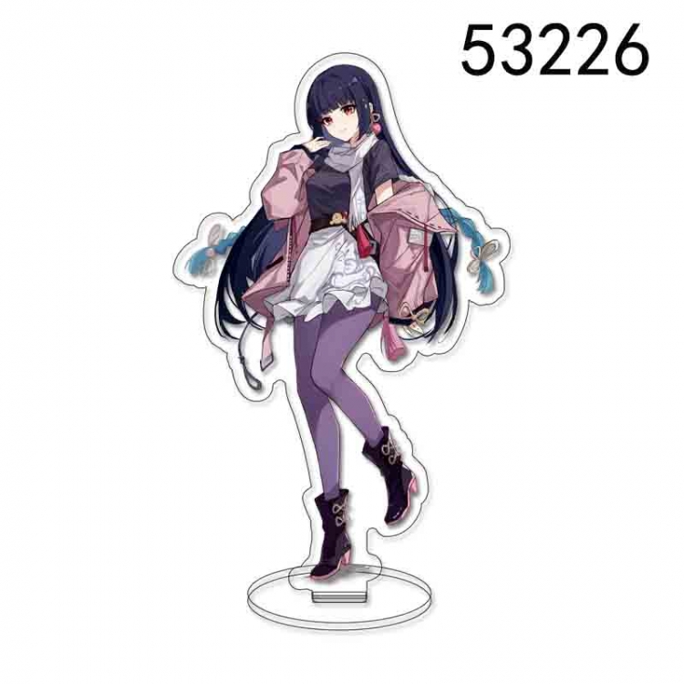 Genshin Impact Anime characters acrylic Standing Plates Keychain 15CM