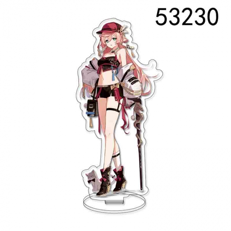 Genshin Impact Anime characters acrylic Standing Plates Keychain 15CM