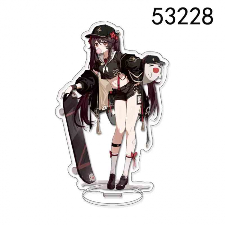 Genshin Impact Anime characters acrylic Standing Plates Keychain 15CM