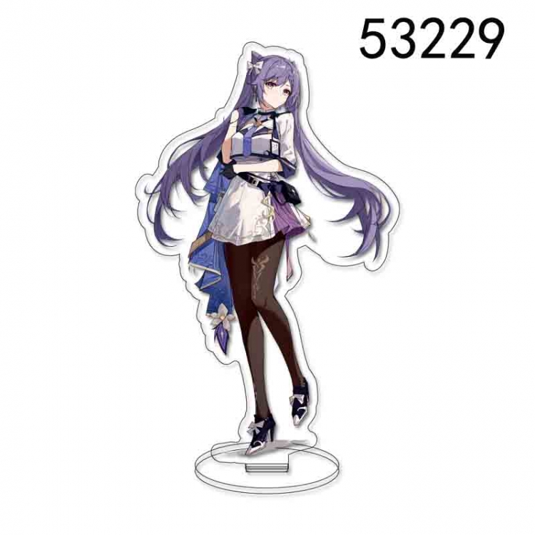 Genshin Impact Anime characters acrylic Standing Plates Keychain 15CM