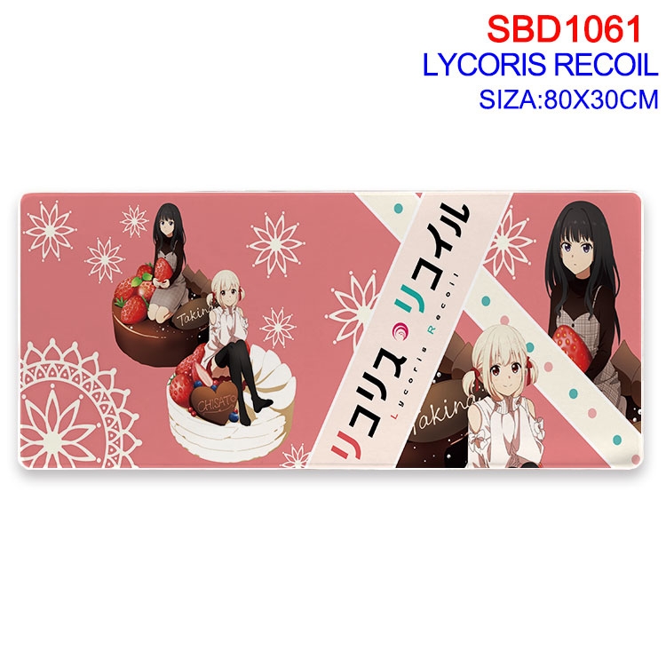 Lycoris Recoil Animation peripheral locking mouse pad 80X30cm SBD-1061-2