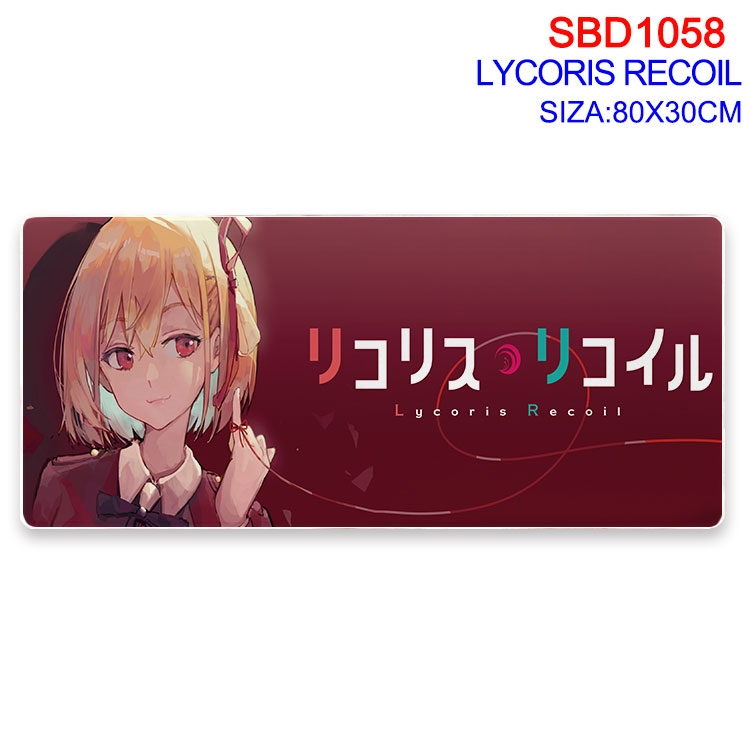Lycoris Recoil Animation peripheral locking mouse pad 80X30cm SBD-1058-2