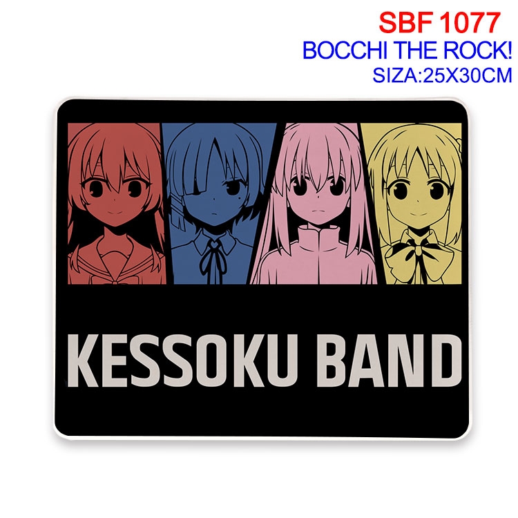 Bocchi the Rock Anime peripheral edge lock mouse pad 25X30cm SBF-1077-2