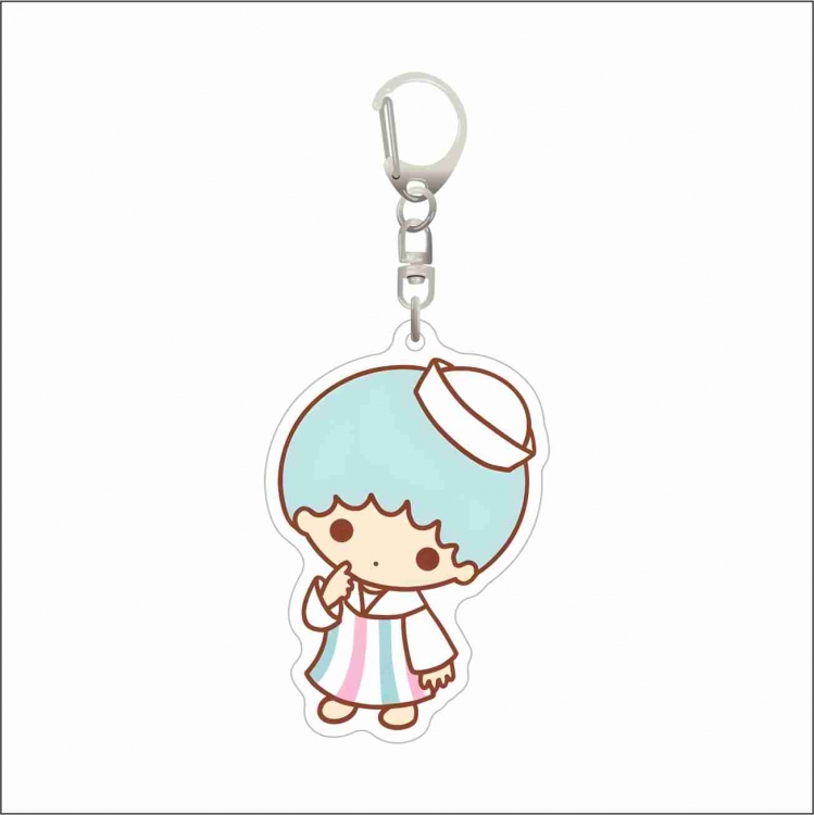 Sanrio Acrylic D button bag pendant key chain price for 5 pcs