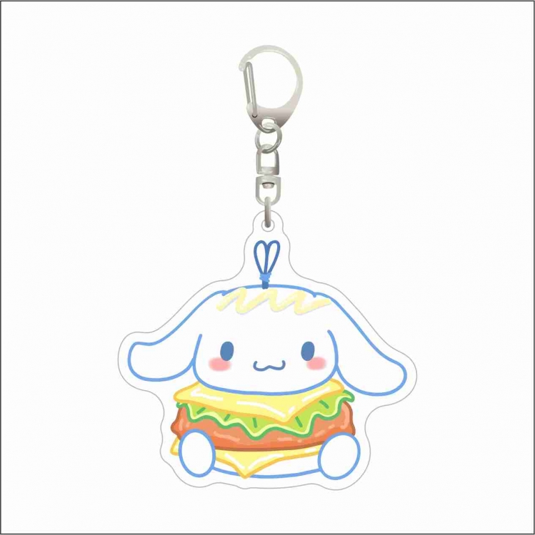 Sanrio Acrylic D button bag pendant key chain price for 5 pcs