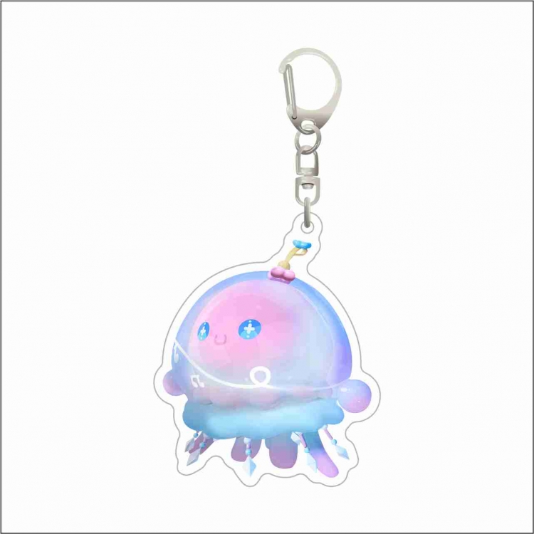 Egg Party Acrylic D button bag pendant key chain price for 5 pcs