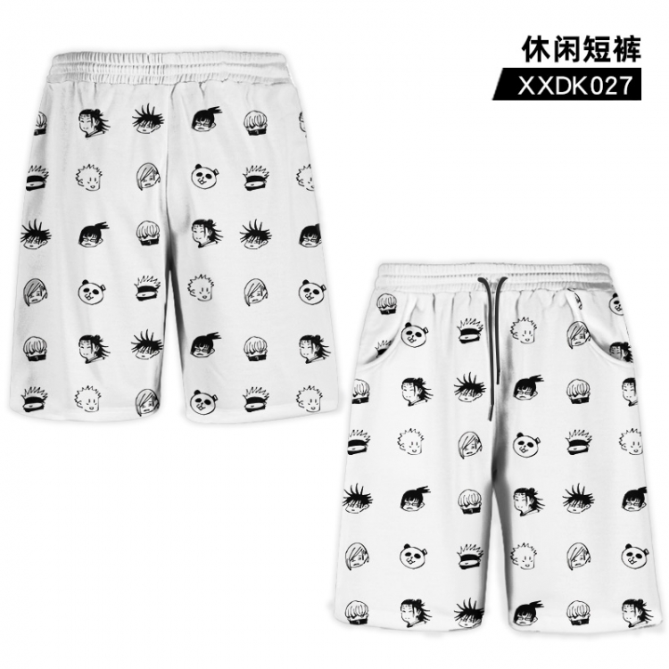 Jujutsu Kaisen Anime casual shorts sports XL XXDK027