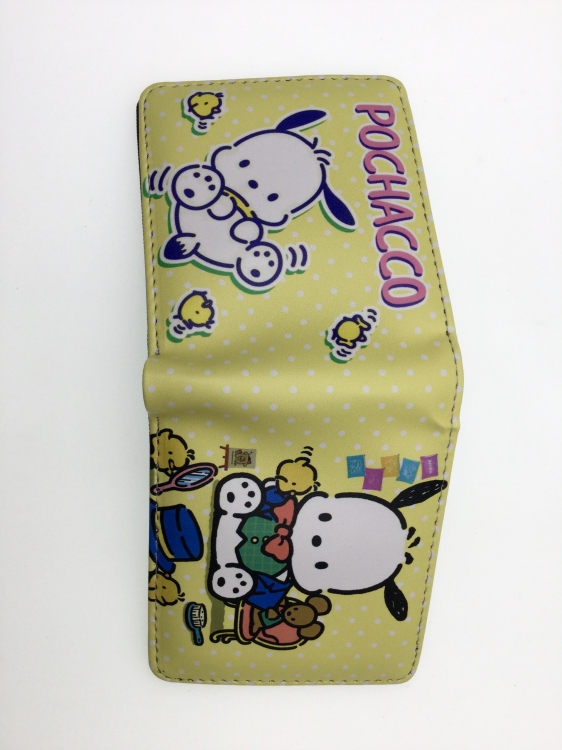Sanrio cartoon two fold  Short wallet 11X9.5CM 60G  B1543