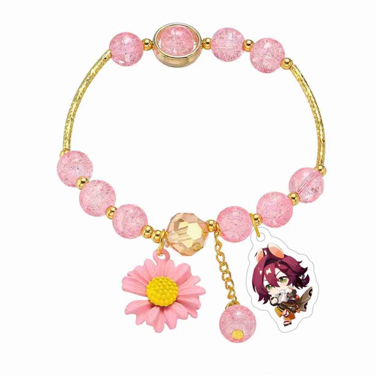 Genshin Impact Peripheral acrylic crystal bracelet gift jewelry bracelet price for 5 pcs