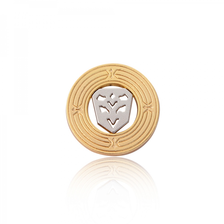 Collapse Metal brooch anime badge OPP packaging price for 2 pcs X00365-03