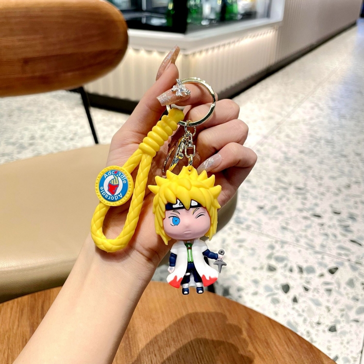 Naruto Anime Surrounding 3D Car Keychain Bag Hanging Accessories  price for 5 pcs