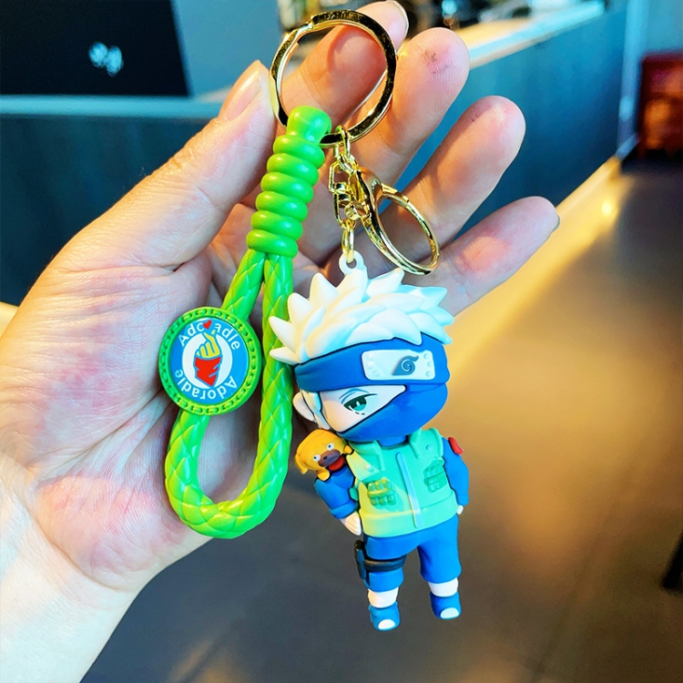 Naruto Anime Surrounding 3D Car Keychain Bag Hanging Accessories  price for 5 pcs