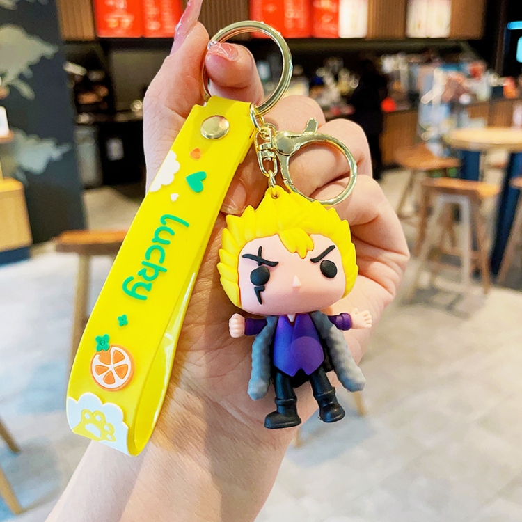 Fairy tail Anime Surrounding 3D Car Keychain Bag Hanging Accessories  price for 5 pcs