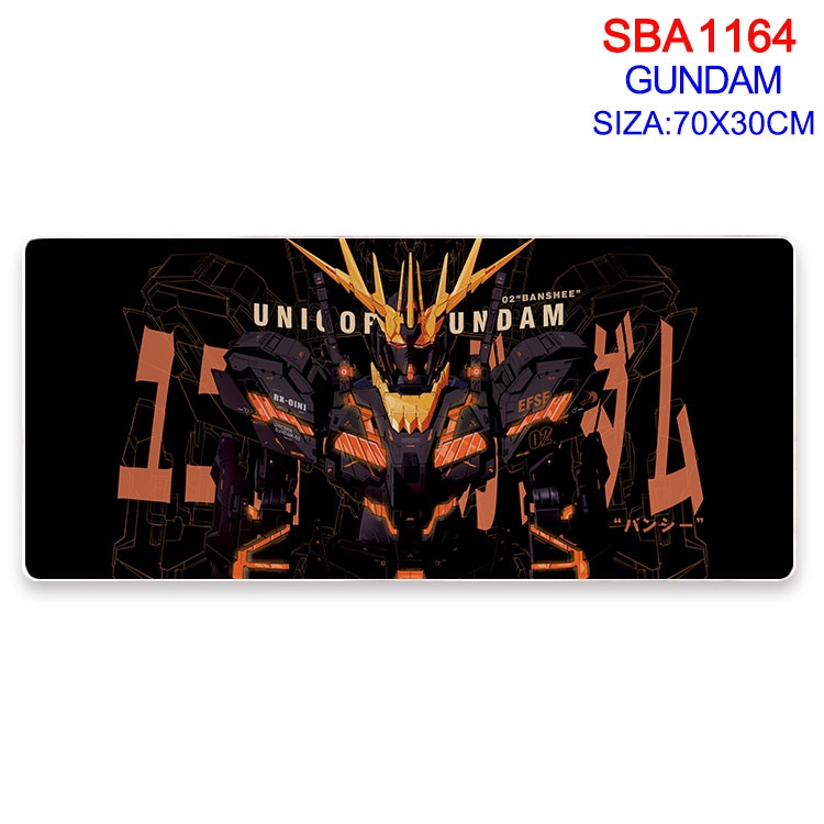 Gundam Animation peripheral locking mouse pad 70X30cm SBA-1164-2
