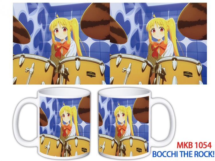 Bocchi the Rock Anime color printing ceramic mug cup price for 5 pcs MKB-1054