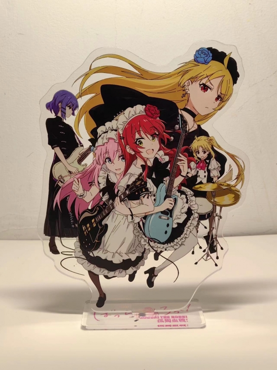 K-ON! Anime Laser Acrylic Humanoid  keychain Standing Plates