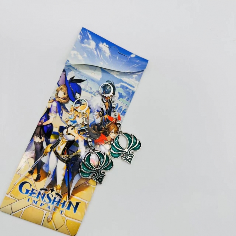 Genshin Impact Anime peripheral earrings pendant jewelry