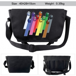 Among us Anime black double bu...