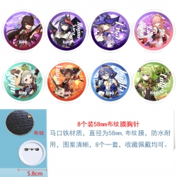 Genshin Impact Anime Round clo...