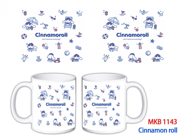 Cinnamoroll Anime color printing ceramic mug cup price for 5 pcs  MKB-1143