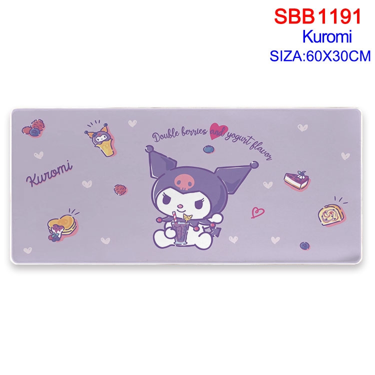 Kuromi Animation peripheral locking mouse pad 60X30cm SBB-1191-2