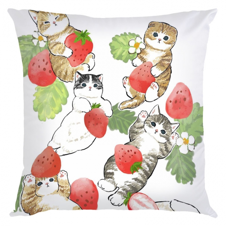 SharkCat Anime square full-color pillow cushion 45X45CM NO FILLING  S4-17