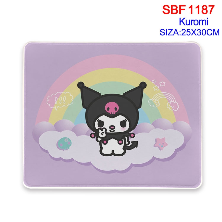 Kuromi Anime peripheral edge lock mouse pad 25X30cm SBF-1187-2