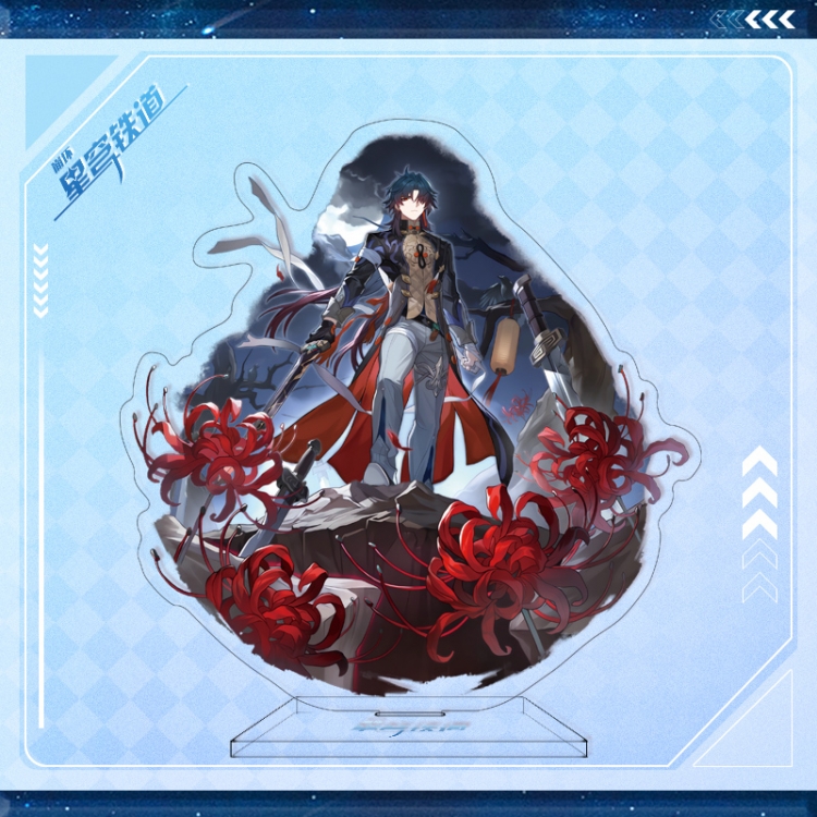 Honkai: Star Anime characters acrylic Standing Plates Keychain 16cm