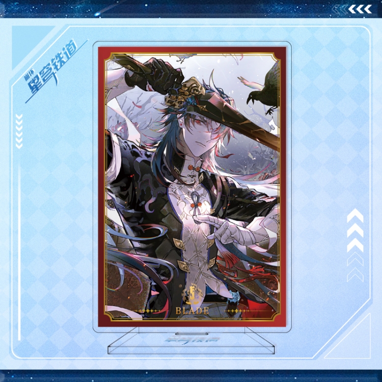 Honkai: Star Anime characters acrylic Standing Plates Keychain 16cm