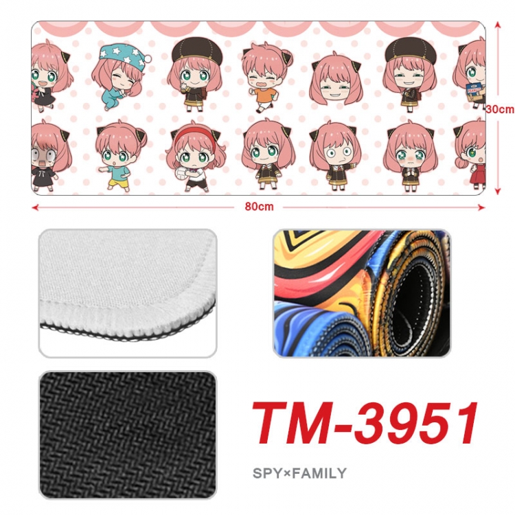 SPY×FAMILY Anime peripheral new lock edge mouse pad 80X30cm TM-3951