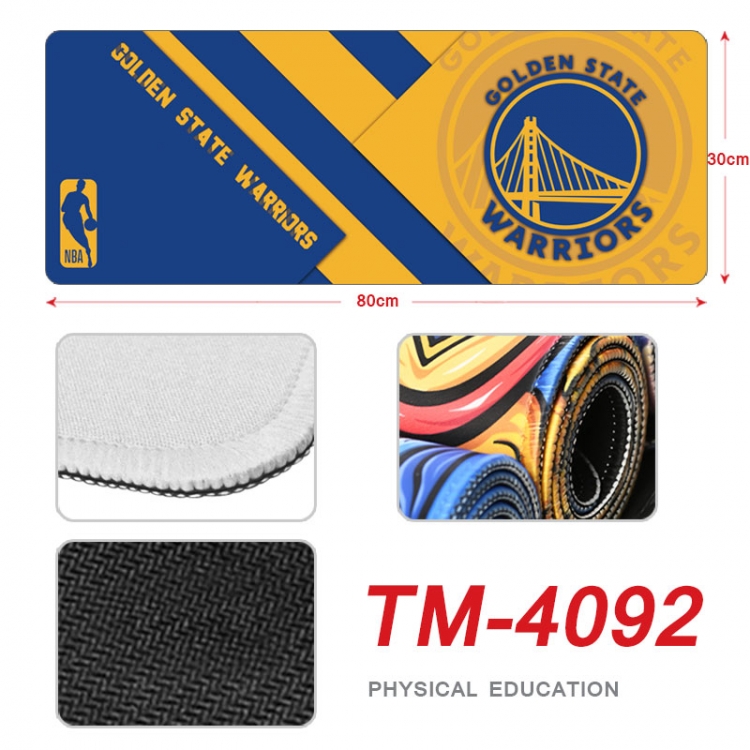 NBA  Anime peripheral new lock edge mouse pad 80X30cm TM-4092