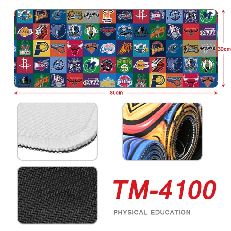 NBA  Anime peripheral new lock edge mouse pad 80X30cm TM-4100