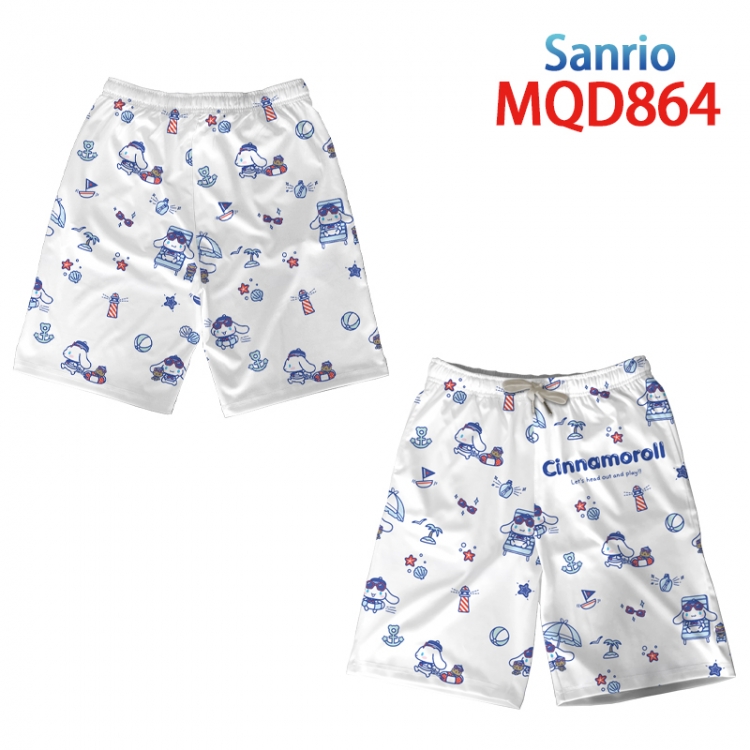 Sanrio Anime Print Summer Swimwear Beach Pants from M to 3XL MQD 864