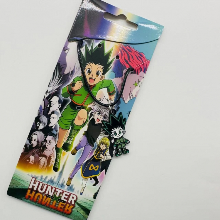 HunterXHunter Anime Surrounding Leather Rope Necklace Pendant price for 5 pcs  0922