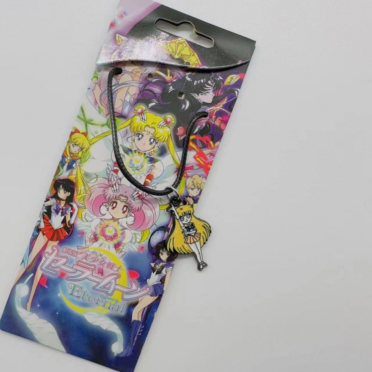 sailormoon Anime Surrounding Leather Rope Necklace Pendant price for 5 pcs