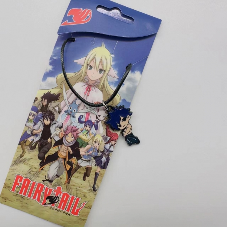 Fairy tail Anime Surrounding Leather Rope Necklace Pendant price for 5 pcs