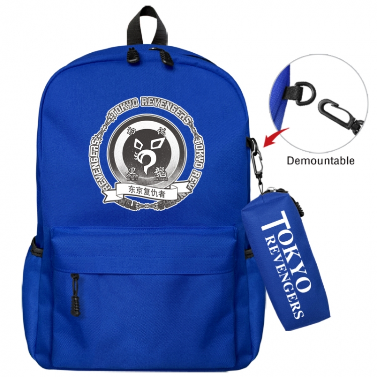 Tokyo Revengers  Animation backpack schoolbag+small pen bag school bag 43X35X12CM