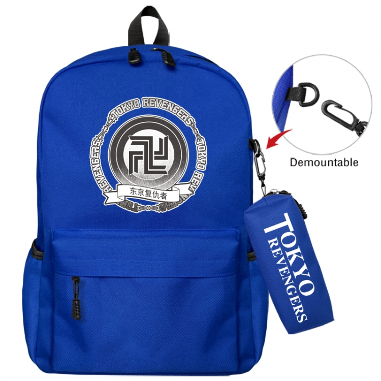 Tokyo Revengers  Animation backpack schoolbag+small pen bag school bag 43X35X12CM