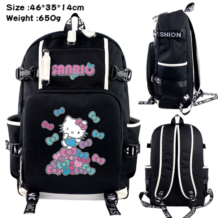 Sanrio Data USB backpack Cartoon printed student backpack 46X35X14CM 650G