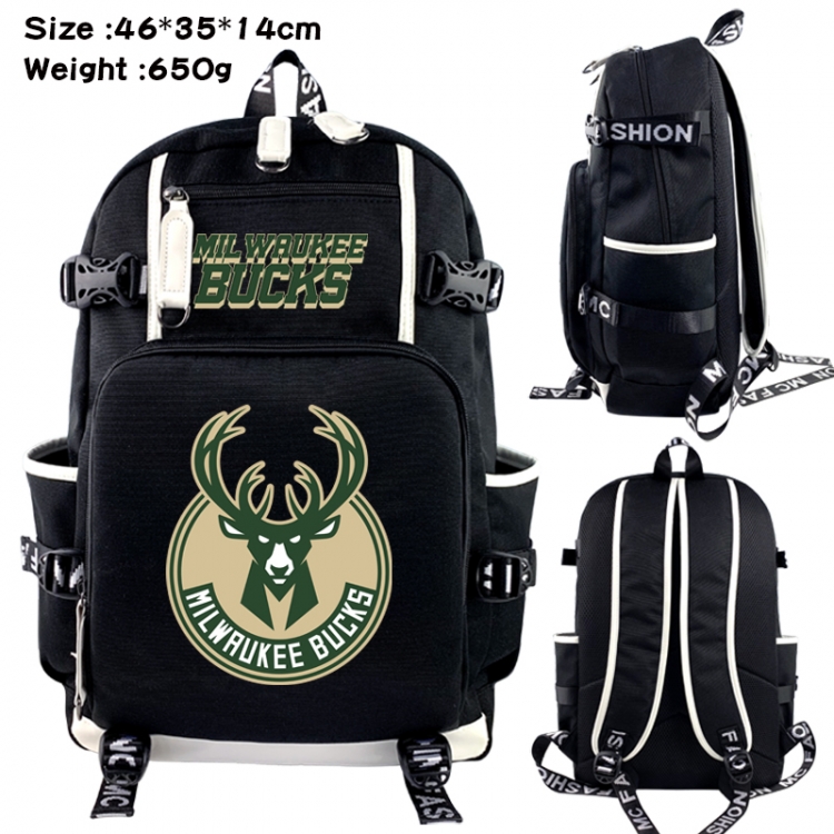 Football Data USB backpack Cartoon printed student backpack 46X35X14CM 650G