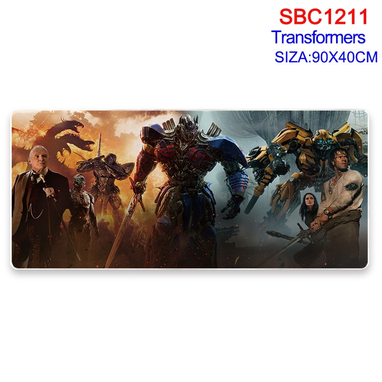 Transformers Anime peripheral edge lock mouse pad 90X40CM