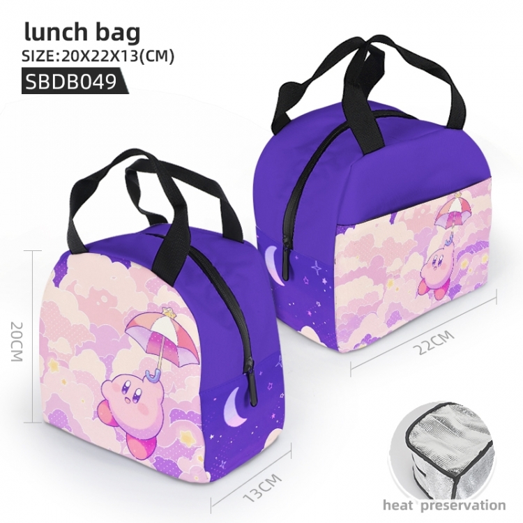 Kirby Anime portable bento bag 20X22X13cm SBDB051