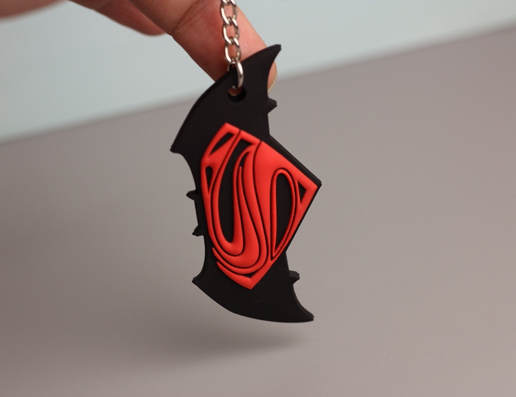 The avengers allianc Anime peripheral double-sided soft rubber keychain PVC pendant 6-8cm price for 5 pcs