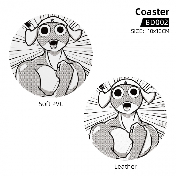 Keroro Anime peripheral coaster 10x10cm price for 5 pcs BD002