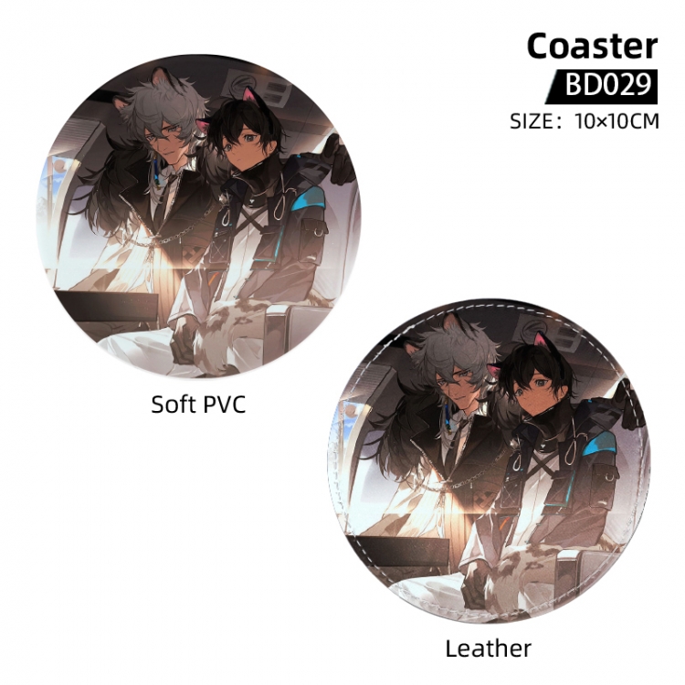 Arknights Anime peripheral coaster 10x10cm price for 5 pcs BD029