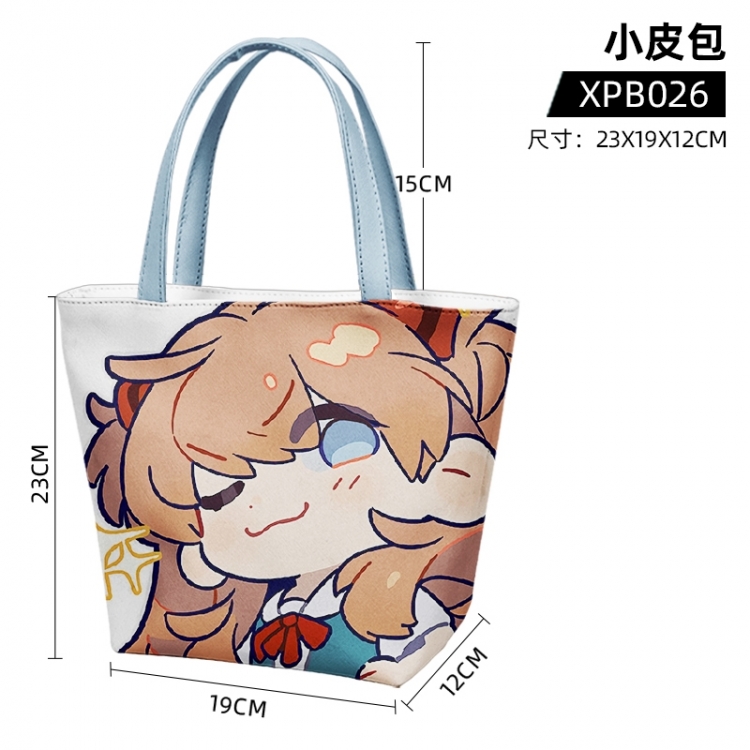 EVA Anime one shoulder small leather bag 23X19X12cm supports customization with individual designs