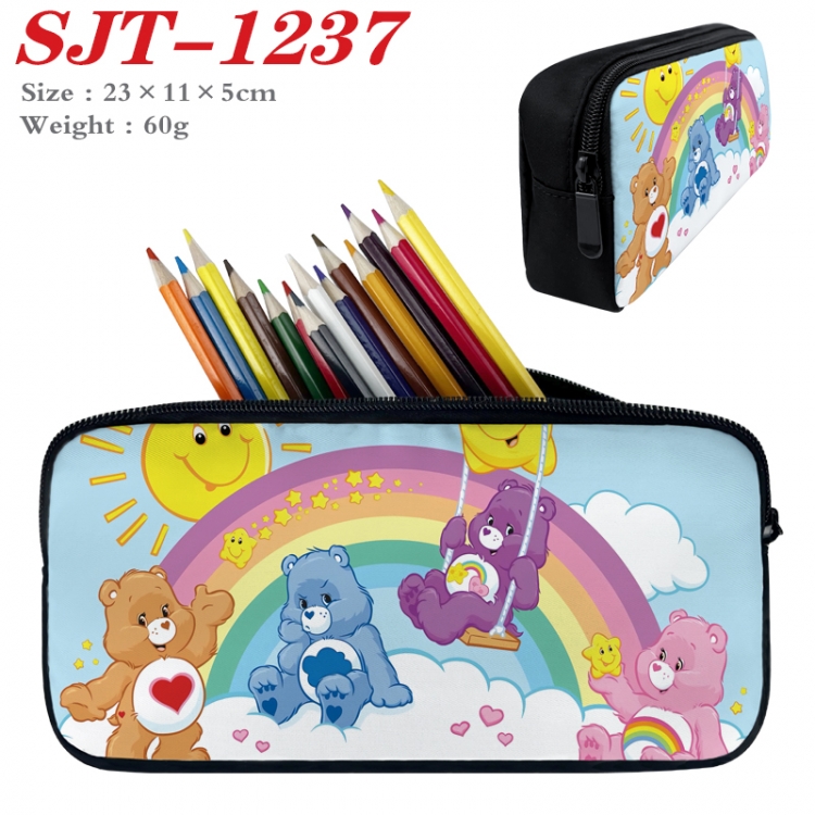 Care Bears Anime nylon student pencil case 23x11x5cm SJT-1237