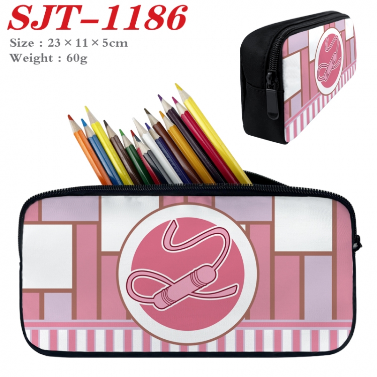 Demon Slayer Kimets  Anime nylon student pencil case 23x11x5cm  SJT-1186