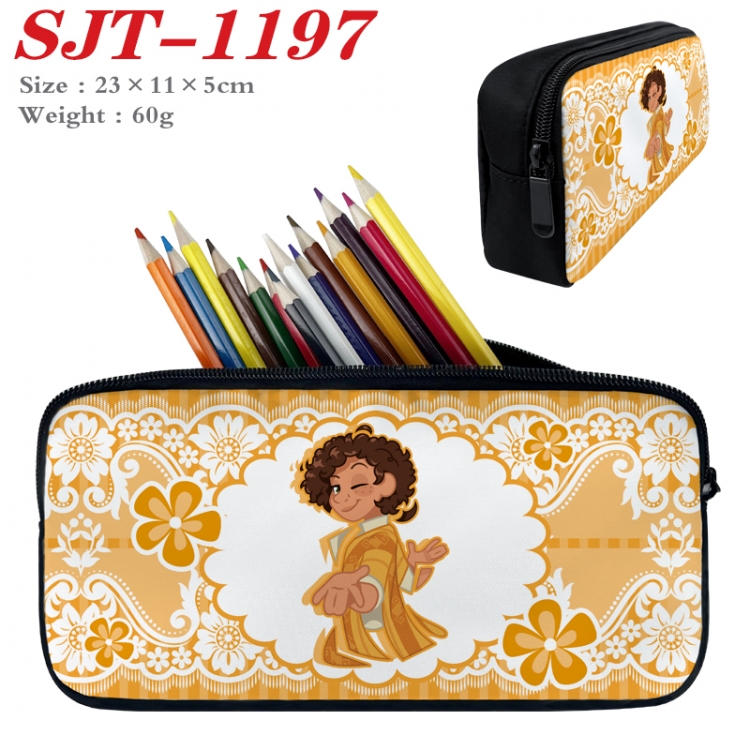 full house of magic  Anime nylon student pencil case 23x11x5cm SJT-1197